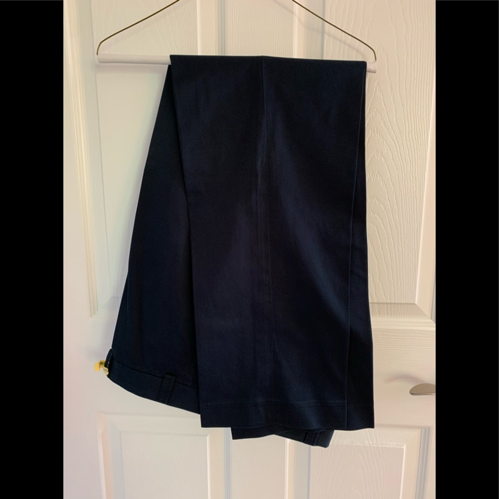 Mens Lauren Ralph Lauren Navy dress pant, classic flat front fit, 36X34